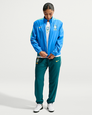 Brazil Strike Women's Nike Dri-FIT Soccer Woven Tracksuit. Nike.com